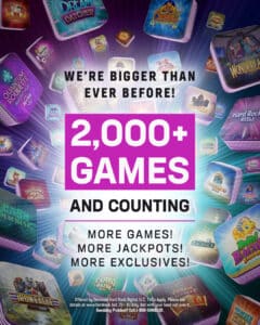 Hard Rock Casino. 2k+ games and counting. More games. More jackpots. More exclusives.